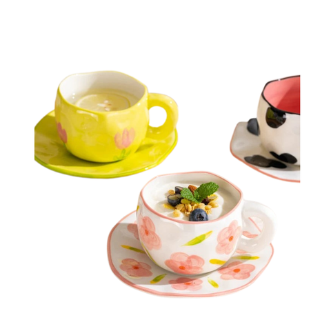 Caneca Coreana 300ml – Feita à Mão, Única Como Você