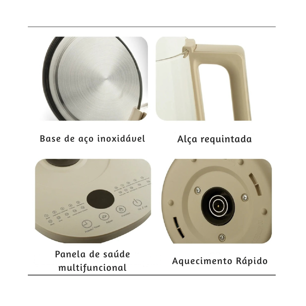 Chaleira Elétrica de Vidro  – 1,5L