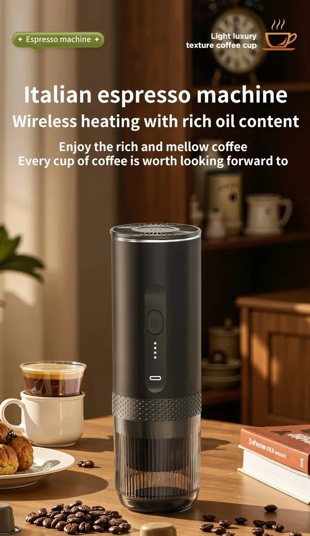 Cafeteira Portátil 3 em 1 Sem Fio