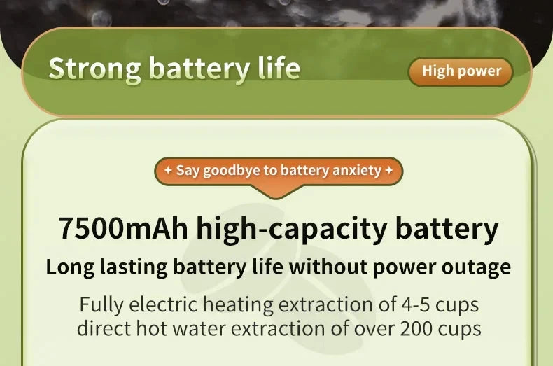 Cafeteira Portátil 3 em 1 Sem Fio