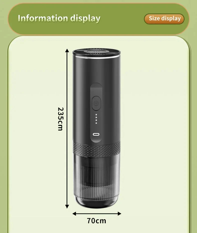 Cafeteira Portátil 3 em 1 Sem Fio