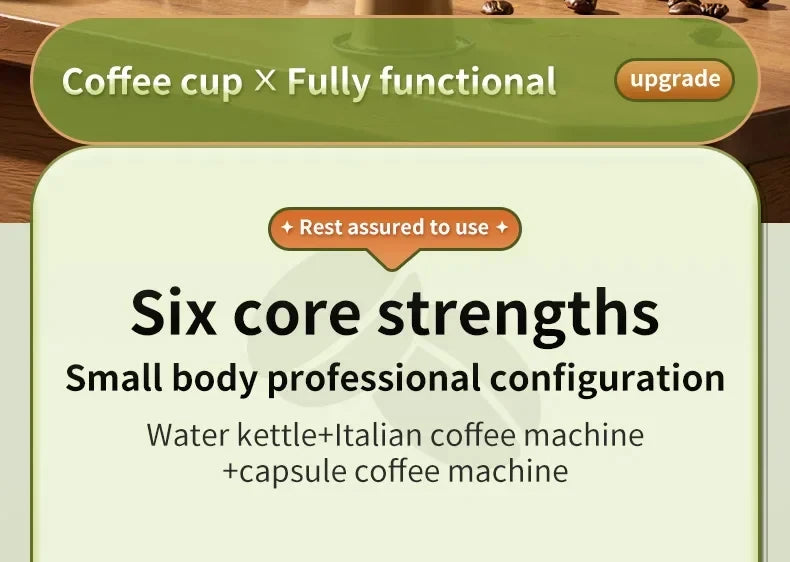 Cafeteira Portátil 3 em 1 Sem Fio