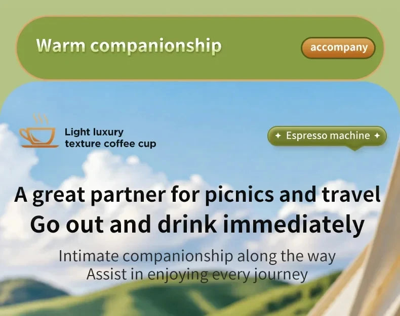 Cafeteira Portátil 3 em 1 Sem Fio