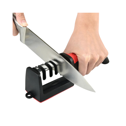 Afiador de Facas 4 Estágios Multifuncional